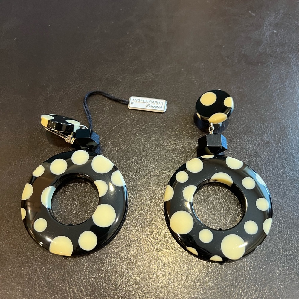Angela Caputi Earrings NEW with Tag